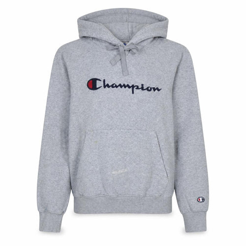 Champion Womens Grey XS Pullover Hoodie 100% Cotton Logo Casual