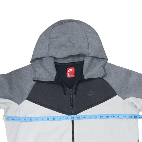 Nike Mens Grey Full Zip Hoodie L Regular Fit Sportswear