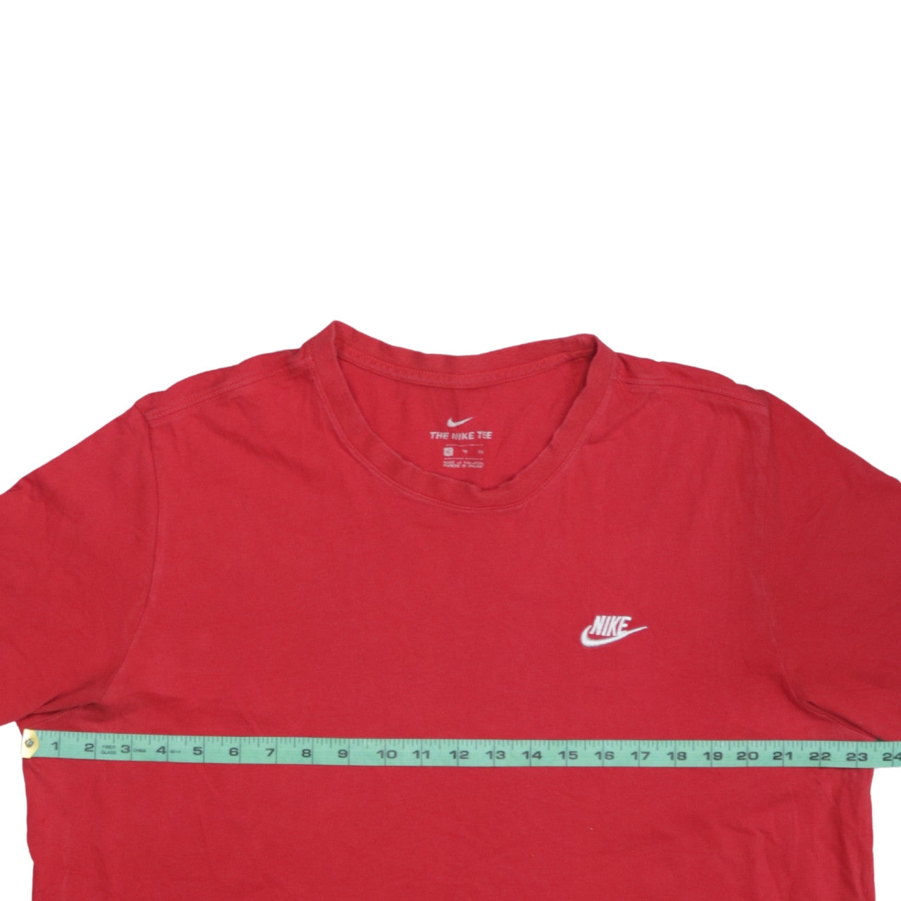 Nike Men's Red XL Crew Neck Short Sleeve Cotton Sports T-Shirt