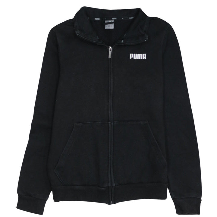Puma Women's Black Full Zip Track Jacket Size M Sportswear