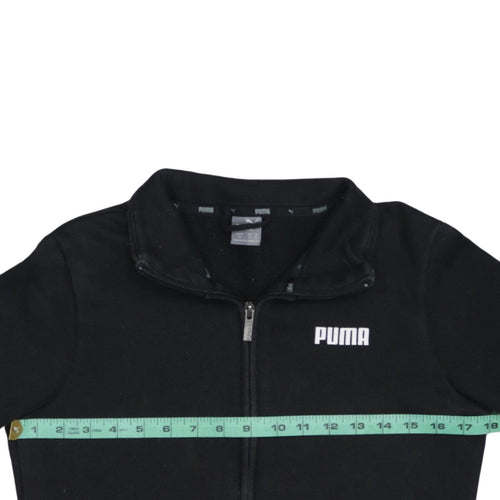 Puma Women's Black Full Zip Track Jacket Size M Sportswear