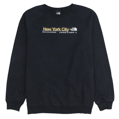 The North Face Womens Black Small New York City Pullover Sweatshirt