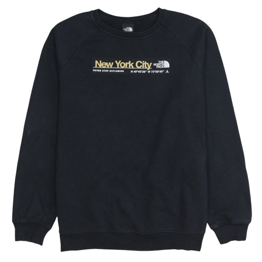 The North Face Womens Black Small New York City Pullover Sweatshirt