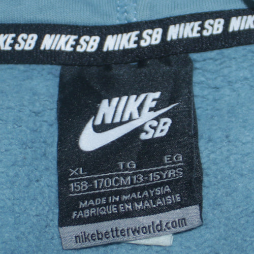 Nike SB Boys Blue Full Zip Fleece Hoodie 13-15 Years