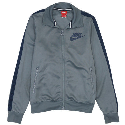 Nike Men's Grey Small Track Jacket Full Zip Sportswear