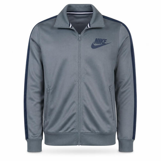 Nike Men's Grey Small Track Jacket Full Zip Sportswear