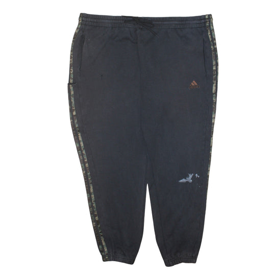 Adidas Men’s Black 3XL Jogger Sports Trousers with Camouflage Stripe