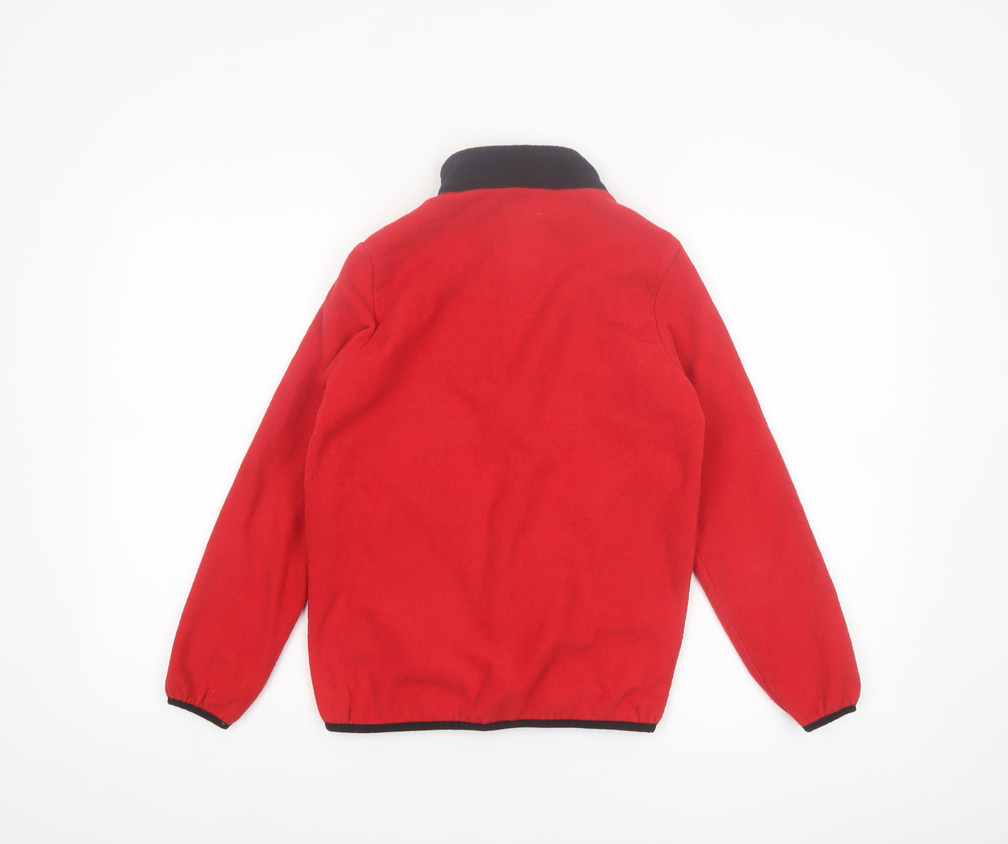 Jack & Jones Boys Red & Black Fleece Zip Jacket 12-13 Years