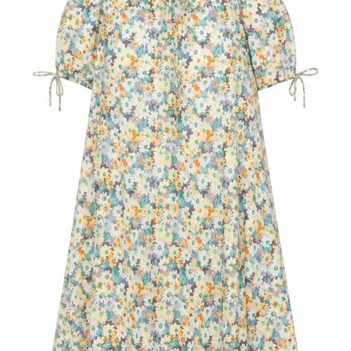 Blue Vanilla Women's Multicoloured Floral A-Line Dress UK 8