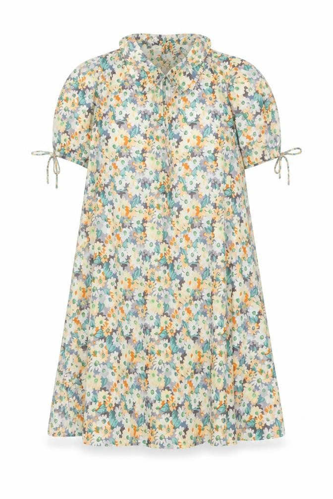 Blue Vanilla Women's Multicoloured Floral A-Line Dress UK 8