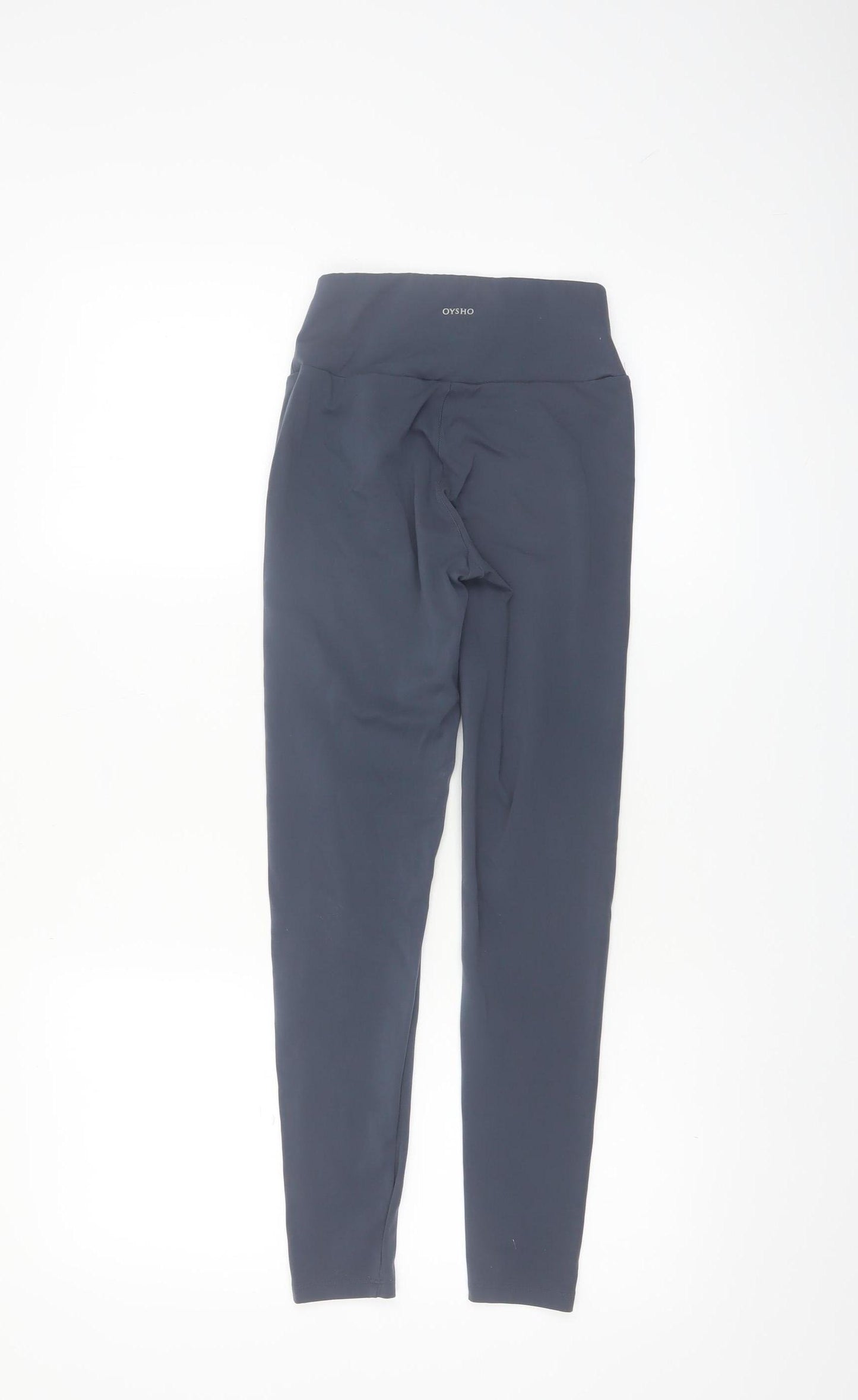 Oysho Women Black XS High Waist Sports Leggings Stretch Activewear