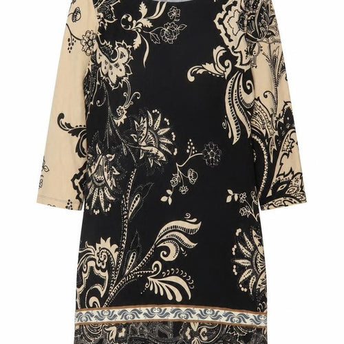 s.Oliver Selection Women’s Black Paisley Shift Dress Size 12