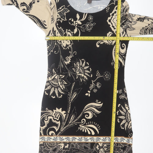 s.Oliver Selection Women’s Black Paisley Shift Dress Size 12