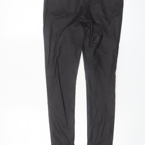 Noisy May Women's Black Coated Skinny Jeggings Size S L30