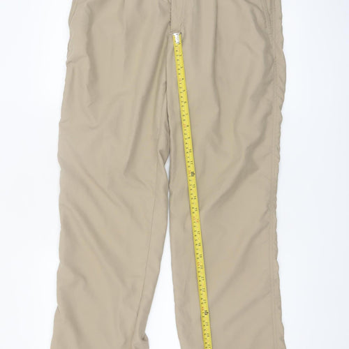 Kartel Men's Beige Chino Trousers 34S Regular Fit Lightweight