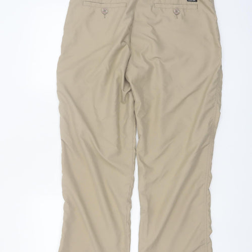 Kartel Men's Beige Chino Trousers 34S Regular Fit Lightweight