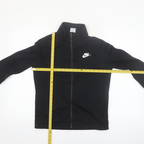 Nike Boys Black XL Track Jacket Full Zip Fleece Activewear Top