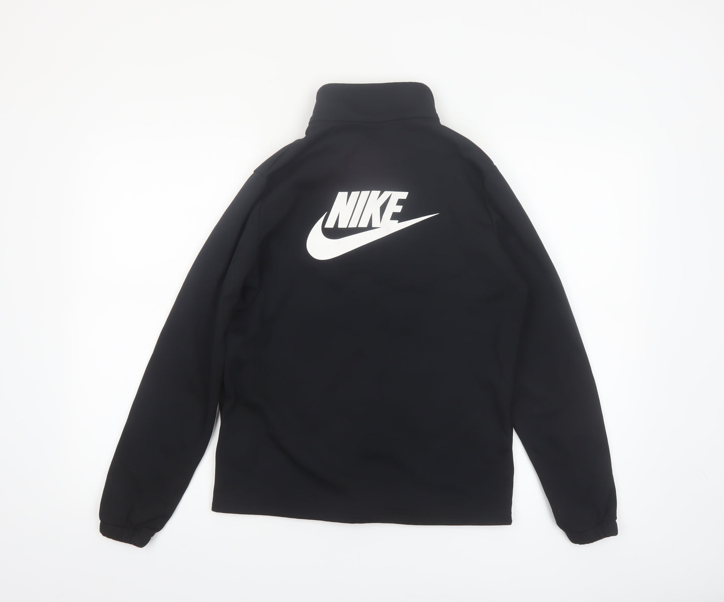 Nike Boys Black XL Track Jacket Full Zip Fleece Activewear Top