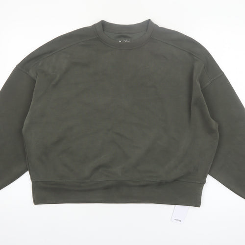 Dunnes Stores Women’s Green Relaxed Fit Active Pullover Sweatshirt Size 8