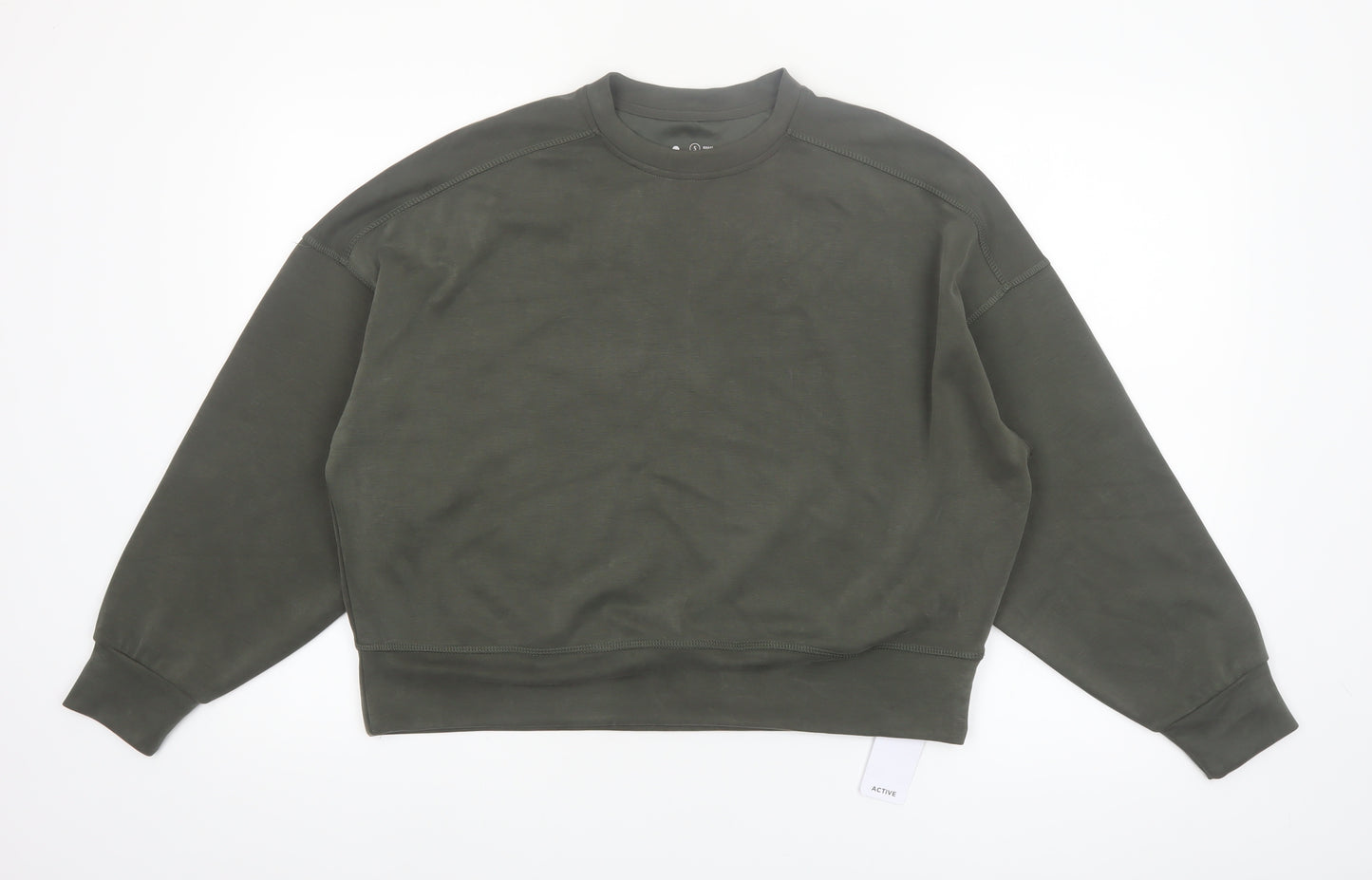 Dunnes Stores Women’s Green Relaxed Fit Active Pullover Sweatshirt Size 8