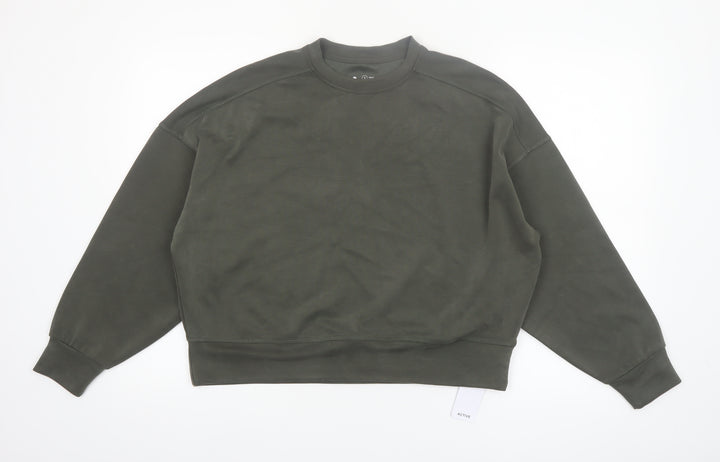 Dunnes Stores Women’s Green Relaxed Fit Active Pullover Sweatshirt Size 8