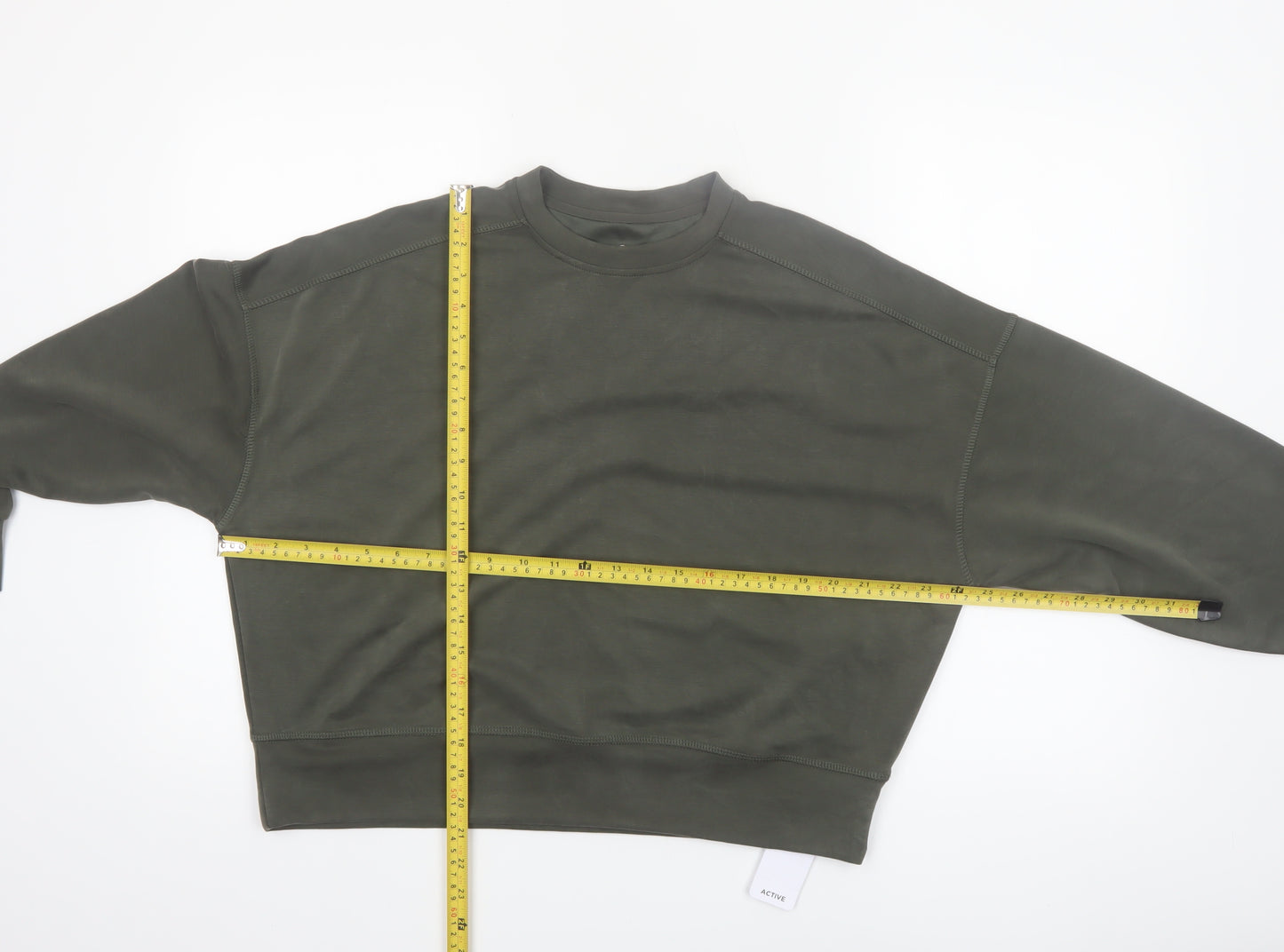 Dunnes Stores Women’s Green Relaxed Fit Active Pullover Sweatshirt Size 8