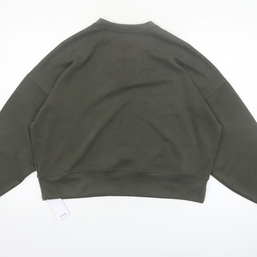 Dunnes Stores Women’s Green Relaxed Fit Active Pullover Sweatshirt Size 8