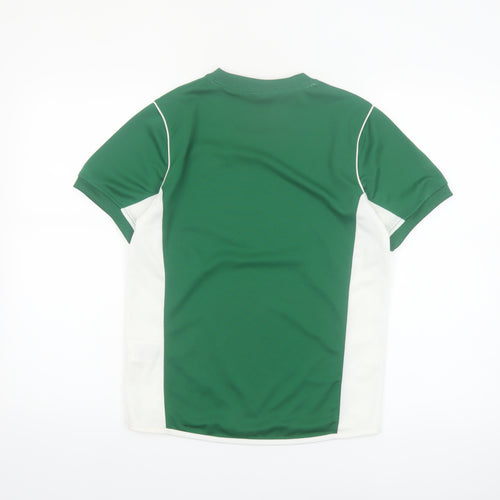 Umbro Boys Green & White Ireland Football Jersey T-Shirt 8 Years