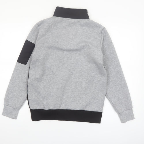 PlayStation Boys Grey 1/4 Zip Fleece Sweatshirt 12-13 Years 158cm