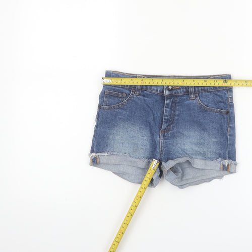 GUESS Kids Girls Blue Denim Cut-Off Shorts Age 10 Years Distressed Style