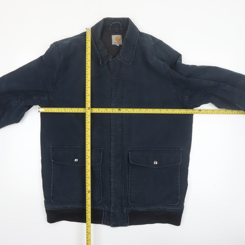 Carhartt Men’s Blue XL Monroe Bomber Jacket Cotton Workwear