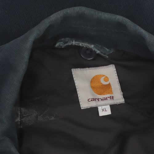 Carhartt Men’s Blue XL Monroe Bomber Jacket Cotton Workwear