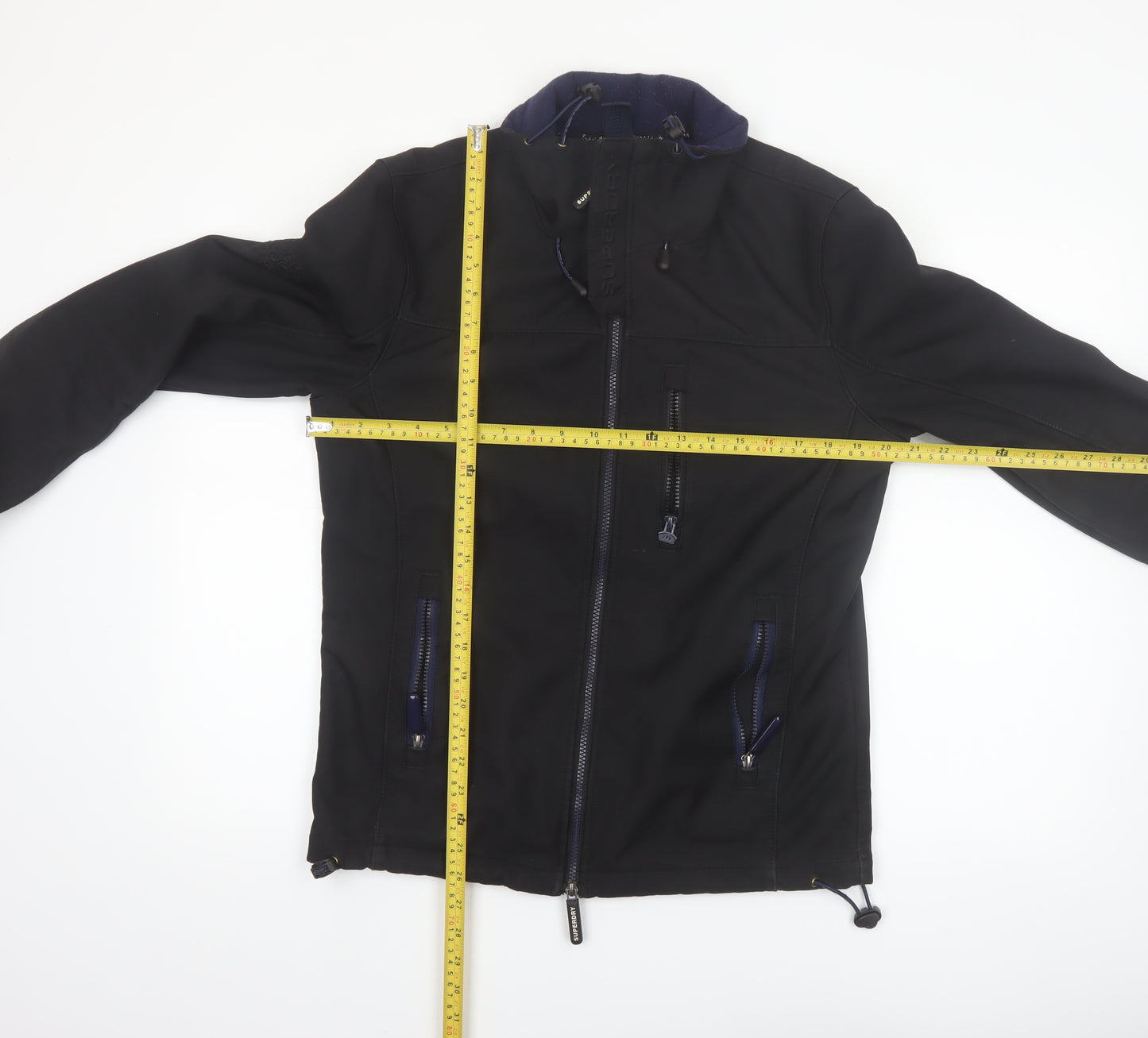 Superdry Men's Black Windtrekker Softshell Hooded Jacket M
