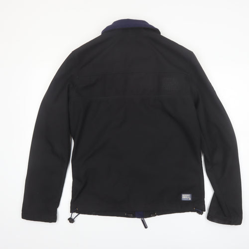 Superdry Men's Black Windtrekker Softshell Hooded Jacket M