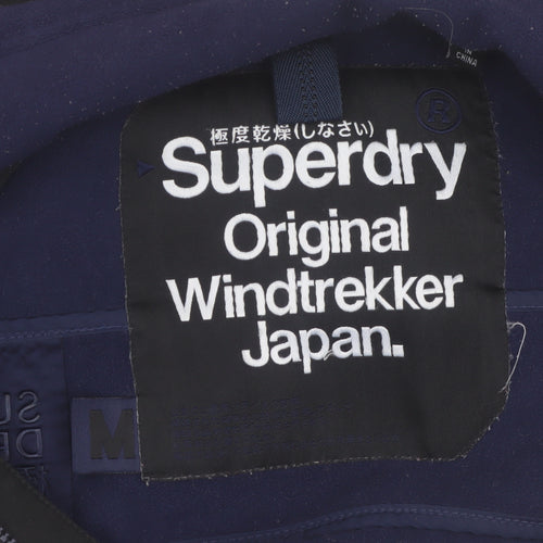 Superdry Men's Black Windtrekker Softshell Hooded Jacket M