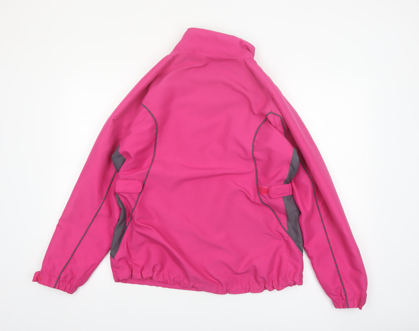 The Golf Co Women's Pink Windbreaker Jacket Size M Polyester