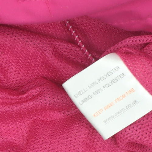 The Golf Co Women's Pink Windbreaker Jacket Size M Polyester