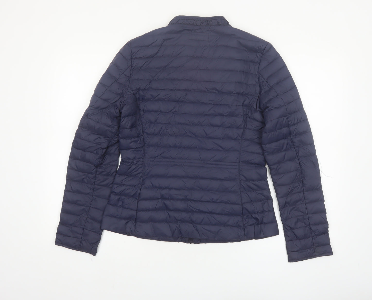 Paraphrase Women's Blue Quilted Down Puffer Jacket Size 12 M