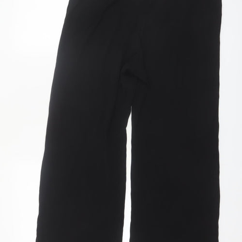 Marks and Spencer Per Una Black Wide-Leg Women's Trousers Size 12S