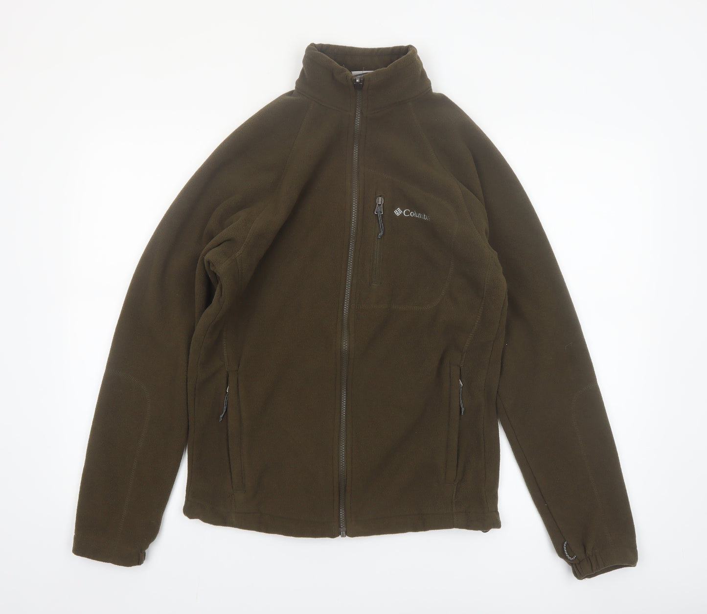 Columbia Men’s Brown Fleece Jacket S Outdoor Full Zip Interchange