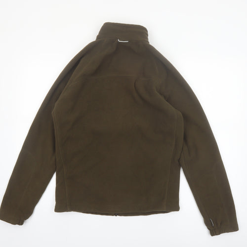 Columbia Men’s Brown Fleece Jacket S Outdoor Full Zip Interchange