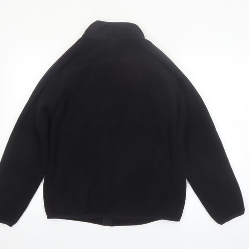 Marks and Spencer Men's Black Fleece Full Zip Jacket Size S