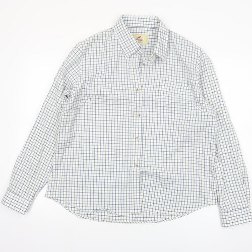 Regents View Women's Multicoloured Check Long Sleeve Button-Up Shirt Size 18