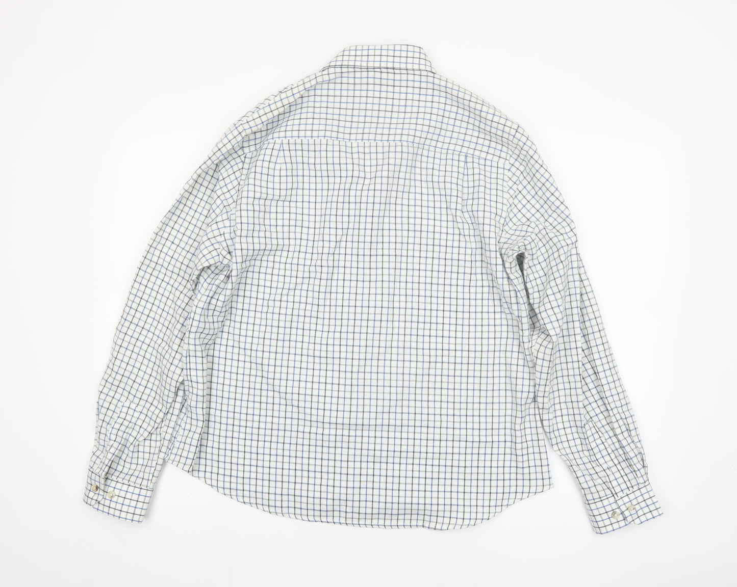 Regents View Women's Multicoloured Check Long Sleeve Button-Up Shirt Size 18