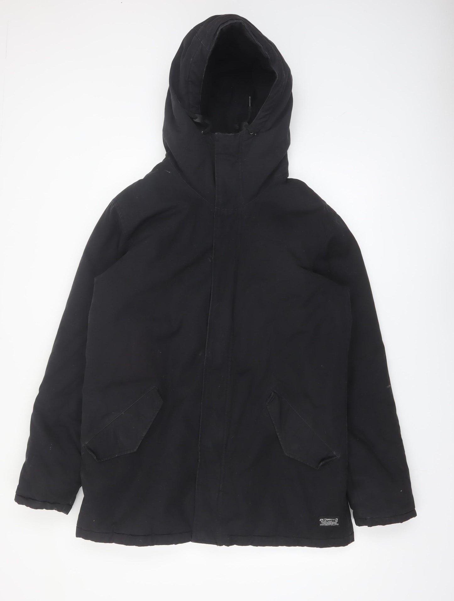 Levi Strauss & Co. Men's Black L Hooded Parka Jacket