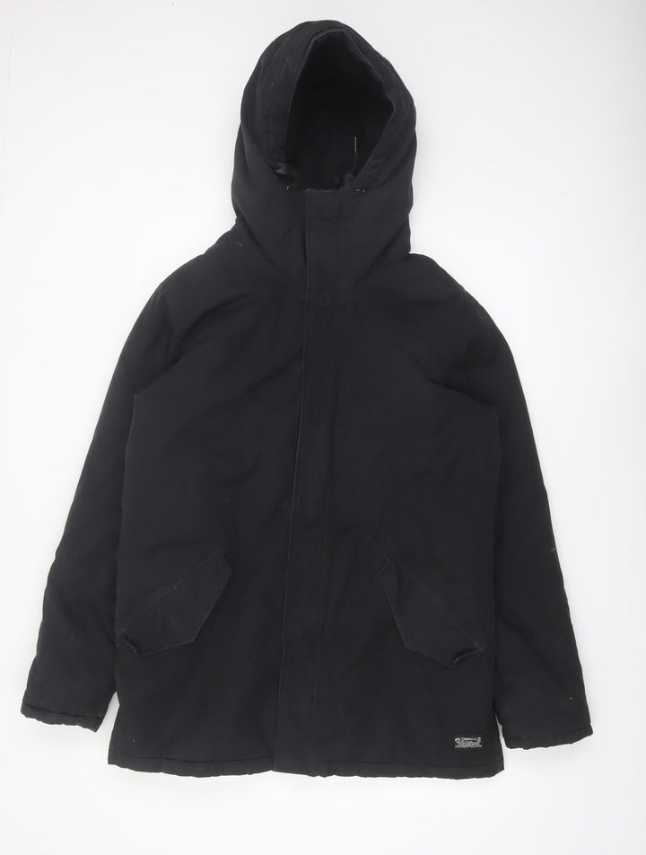 Levi Strauss & Co. Men's Black L Hooded Parka Jacket