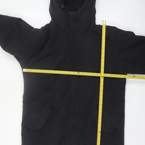 Levi Strauss & Co. Men's Black L Hooded Parka Jacket