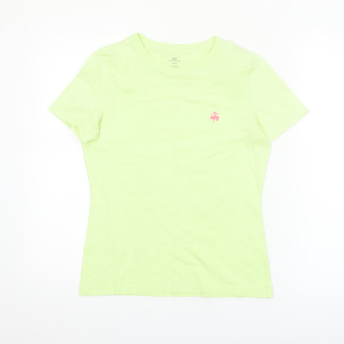 Brooks Brothers Women's Green Cotton Crew Neck T-Shirt Size S