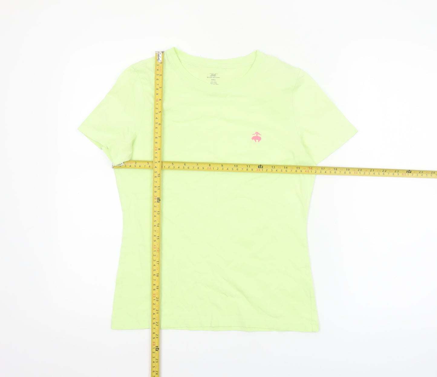 Brooks Brothers Women's Green Cotton Crew Neck T-Shirt Size S