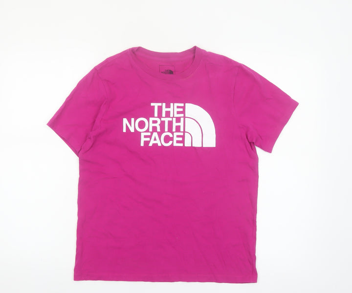 The North Face Womens Pink Short Sleeve Cotton T-Shirt Size S
